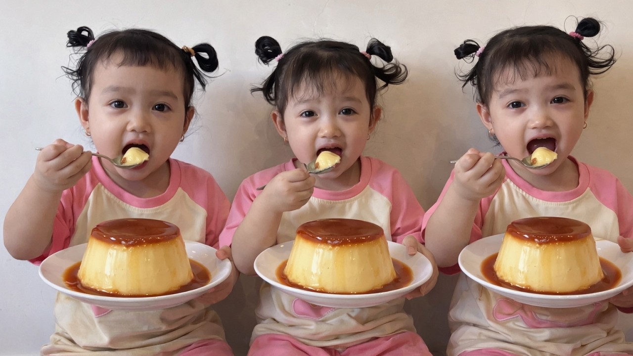 Ngày Tết yên bình của ba bé sinh ba bên mẹ Yến Nhi, cùng thưởng thức bánh yêu thích | BA NÀNG TIÊN