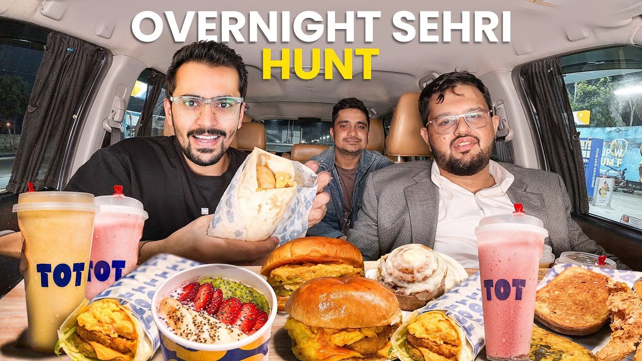 Eating Only Sehri Breakfast Items for the Whole Night