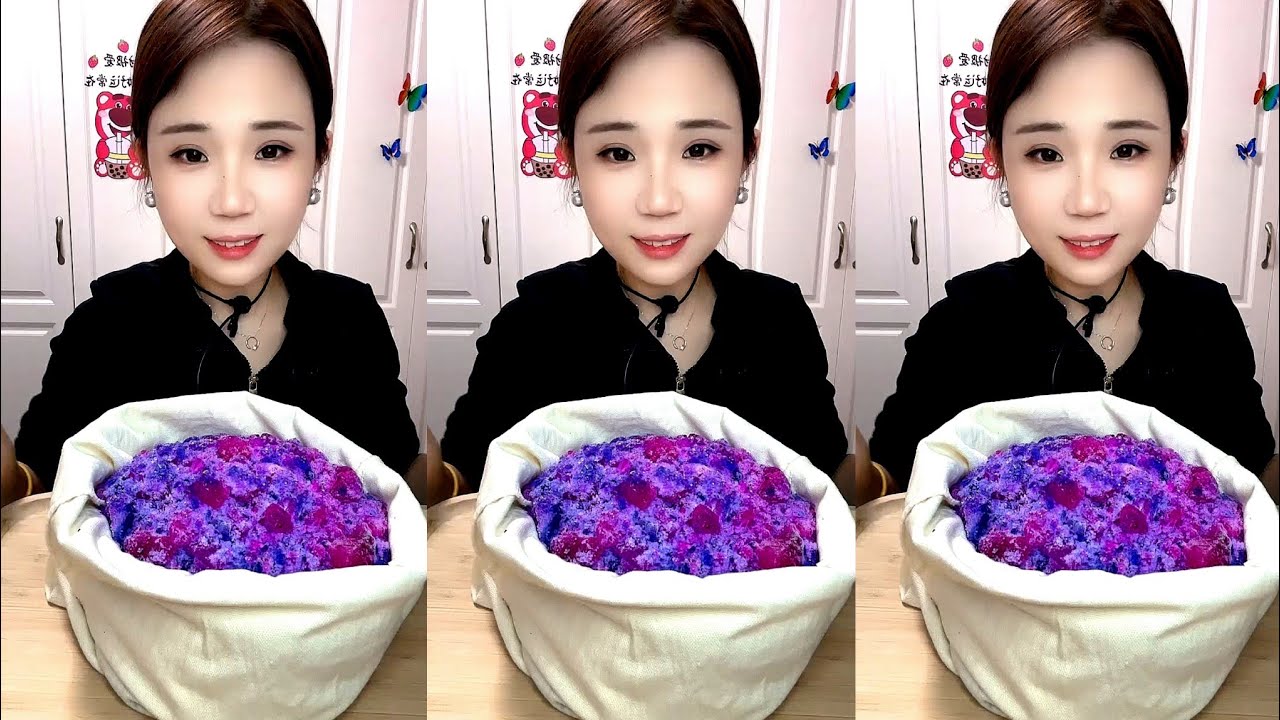 ASMR SHAVED ICE EATING MUKBANG