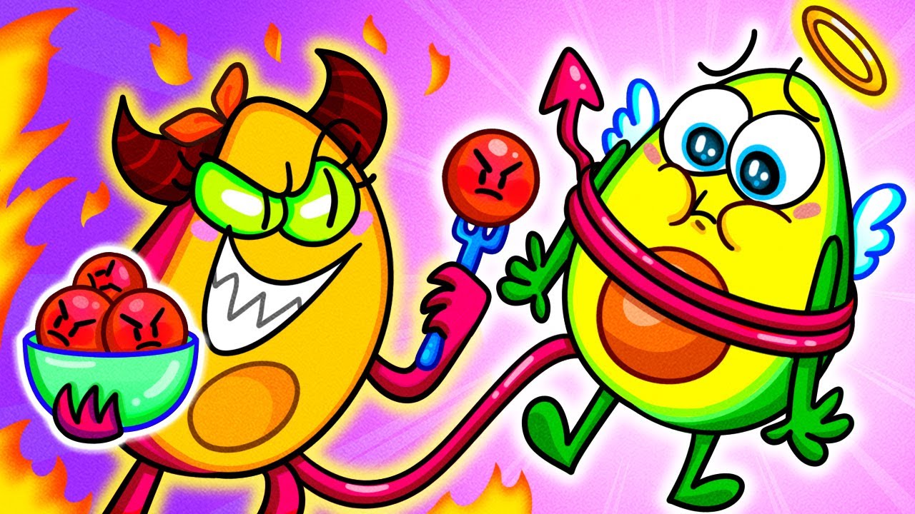 😇BAD VS GOOD CHALLENGE😈 Avocadoo Family Comics