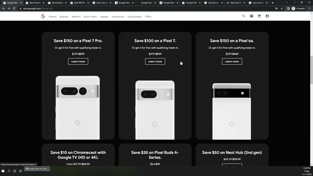 Google Store BLACK FRIDAY Deals - Pixel Pro and Pixel Buds [NOV 2022 UPDATED]