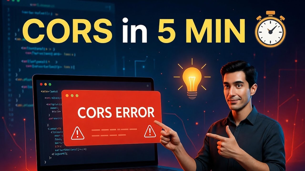 CORS за 5 минут! 🔥 Что такое CORS и как исправить ошибку CORS?🚫🌐