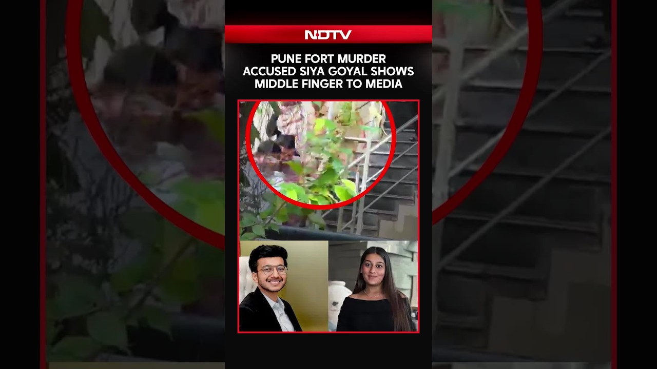 On Camera, Pune Fort Murder Accused Siya Goyal Shows Middle Finger To Media