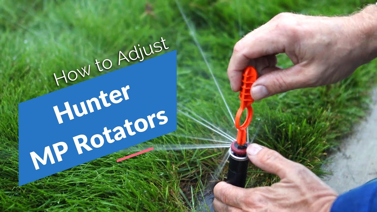 Регулировка насадок Hunter MP Rotator