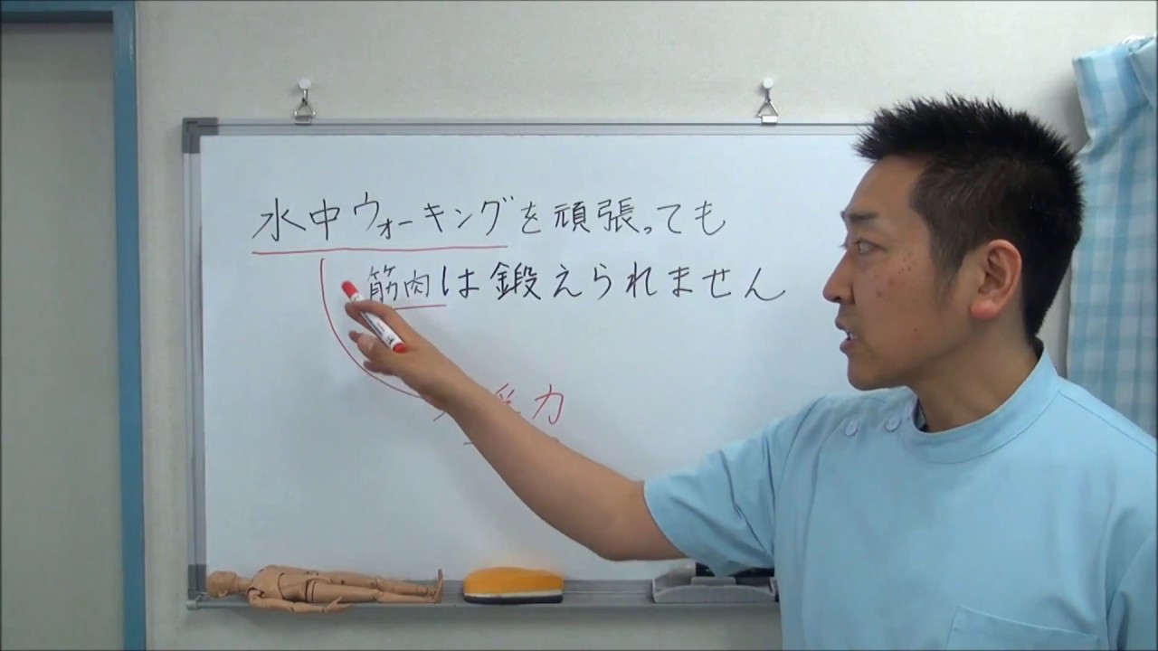 水中ウォーキングを頑張っても筋肉は鍛えられません｜慢性痛専門整体院