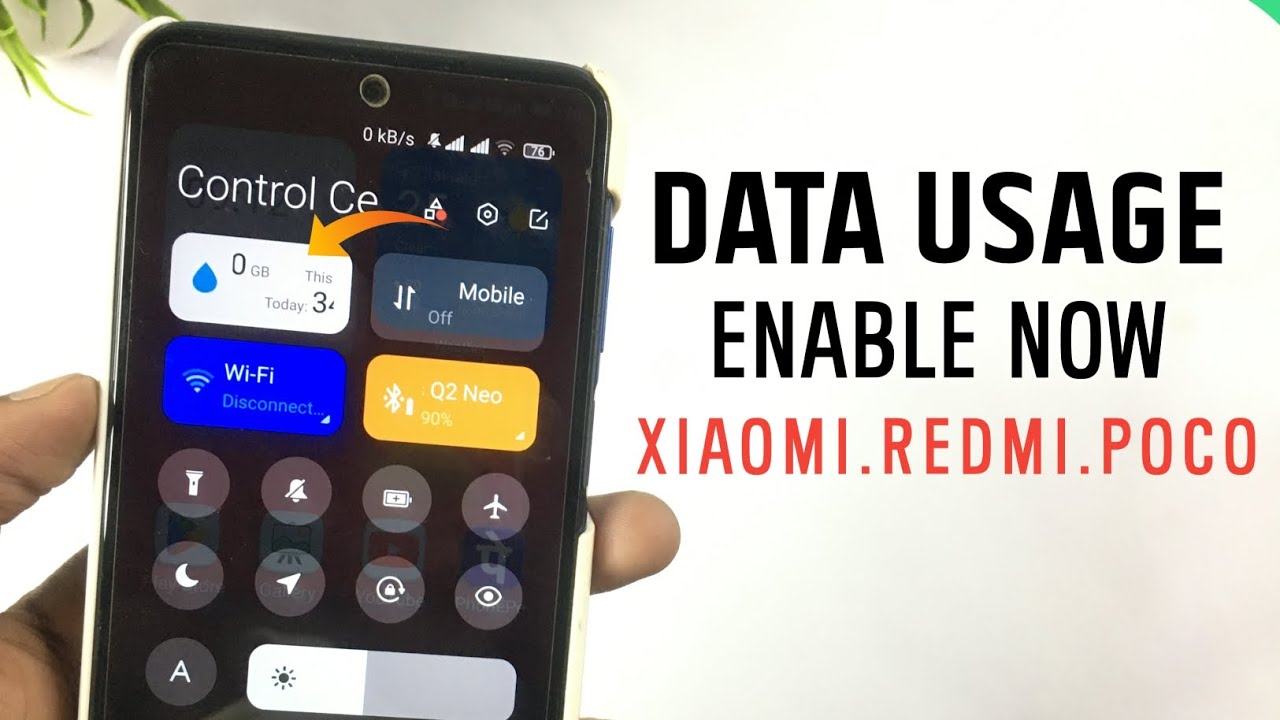 Enable Daily Data Usage In Any Xiaomi-Poco-Redmi Devices | No Root Twrp | Miui 13 New Control Centre