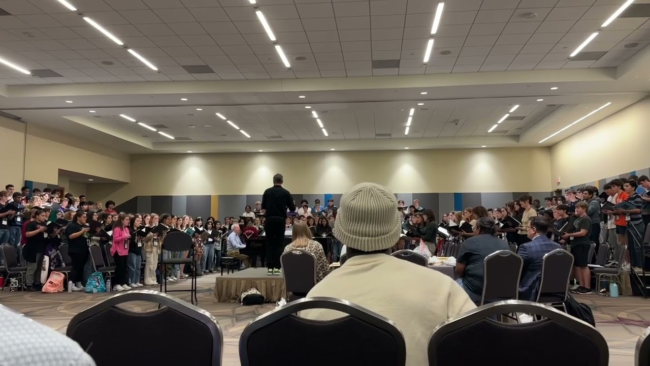 Michael Barrett Rehearses Himne