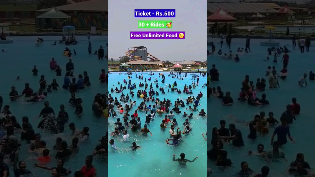 Best Water Park 🌊 of 📍Surat Gujarat #waterpark #surat