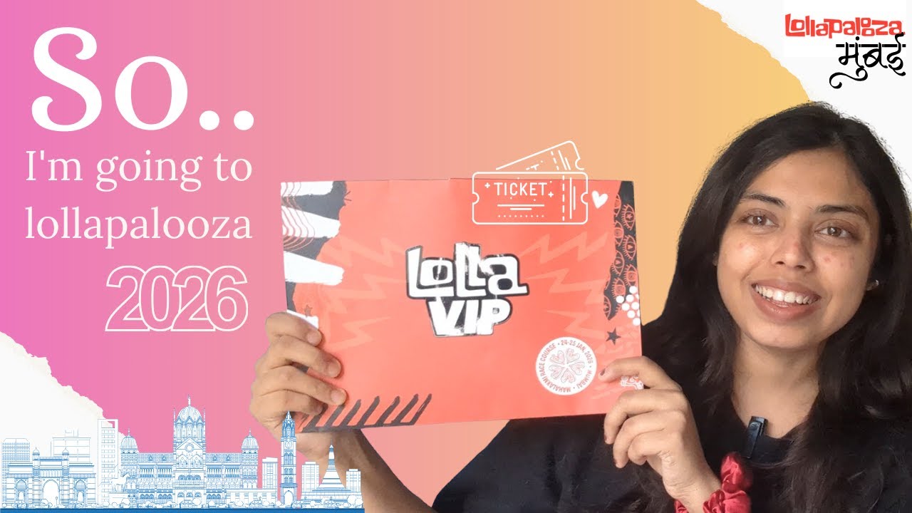 prep & pack with me for lollapalooza Mumbai, India 2026 ✨💃 tickets + skincare/makeup + expectations
