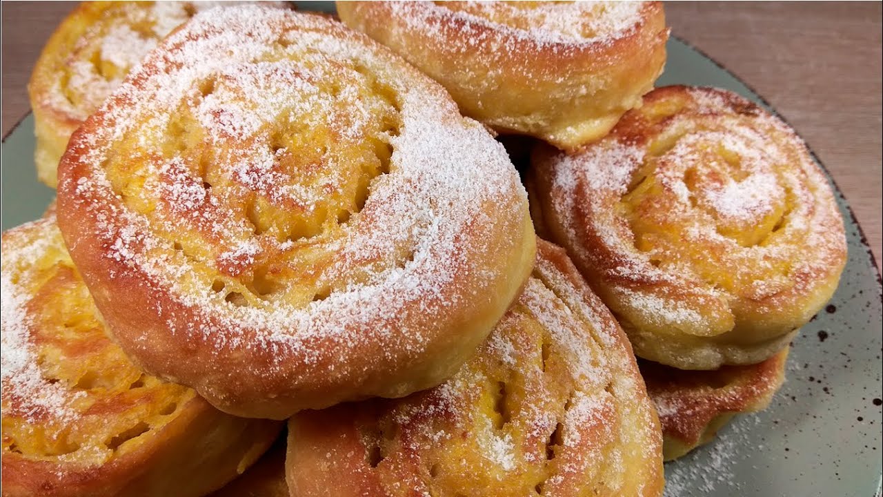 Ленивые Пирожки с яблоками на Сковороде 👈👌✔Просто Быстро и Очень Вкусно!