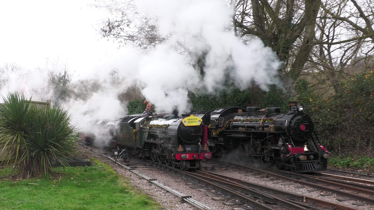 Romney, Hythe & Dymchurch Railway 'Santa Specials' 24/12/23