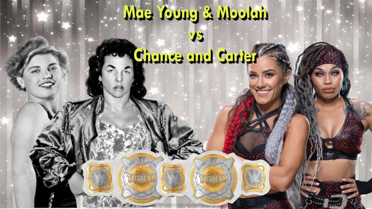 UFW - Mae Young & Moolah vs Katana Chance & Kayden Carter - Tag Team Elimination 