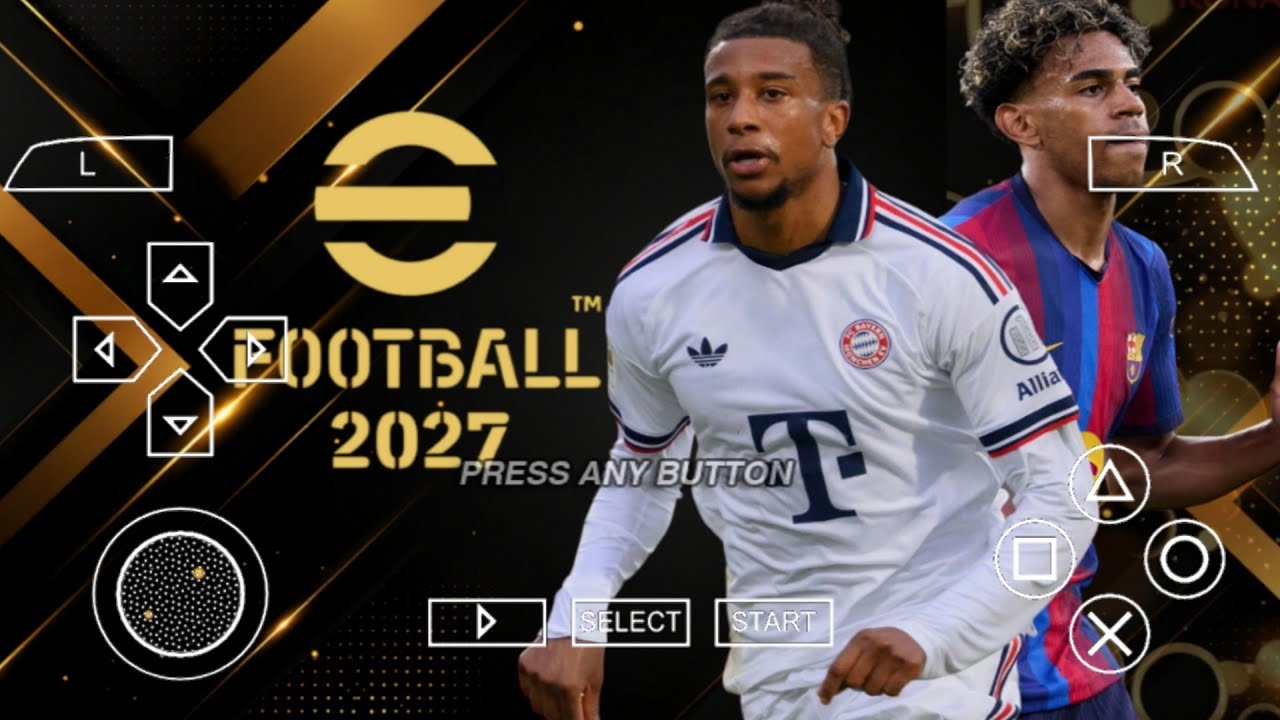 eFootball PES 2027 PPSSPP ANDROID OFFLINE ПОЛНОЕ ОБНОВЛЕНИЕ UCL И ФОРМЫ ЛИГ СЕЗОНА 26/27 ГРАФИКА 4K