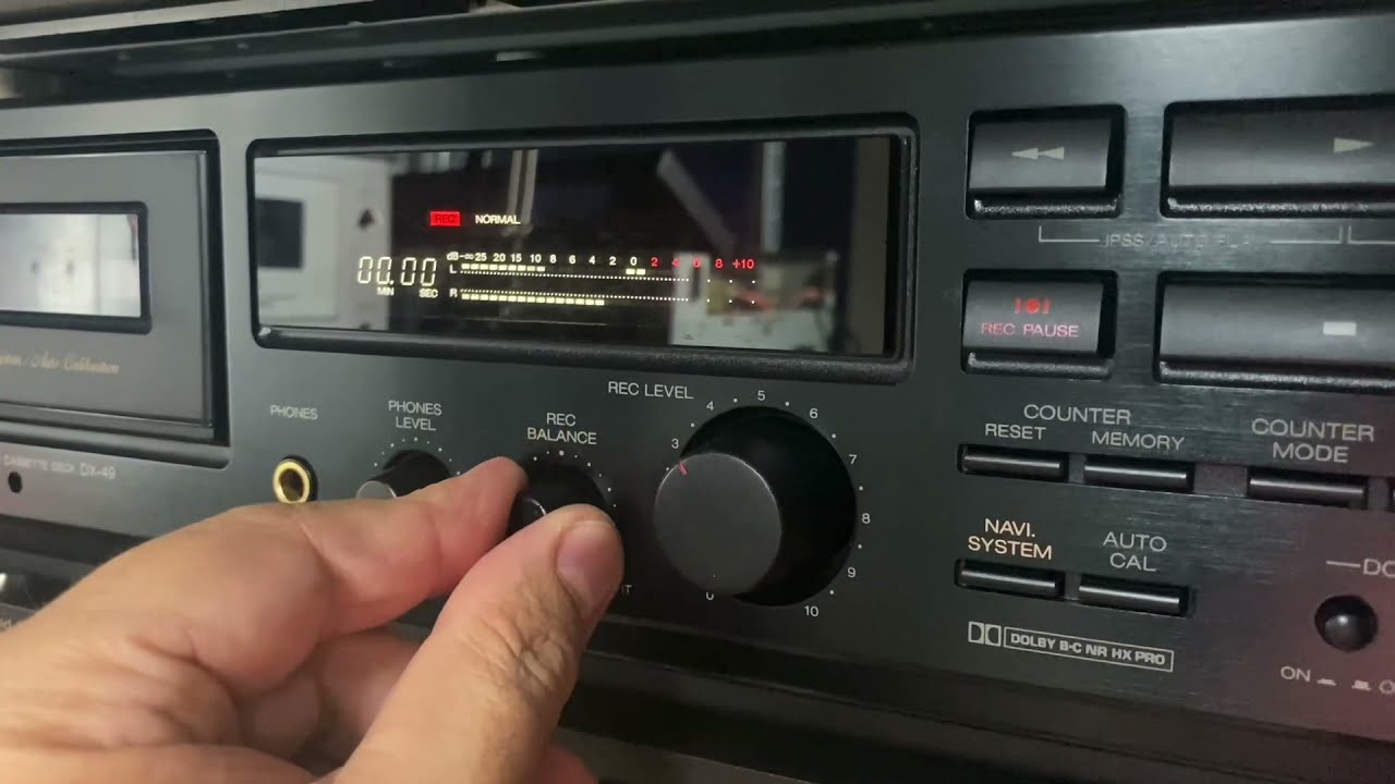AKAI DX-49 cassette deck -rec test-1995