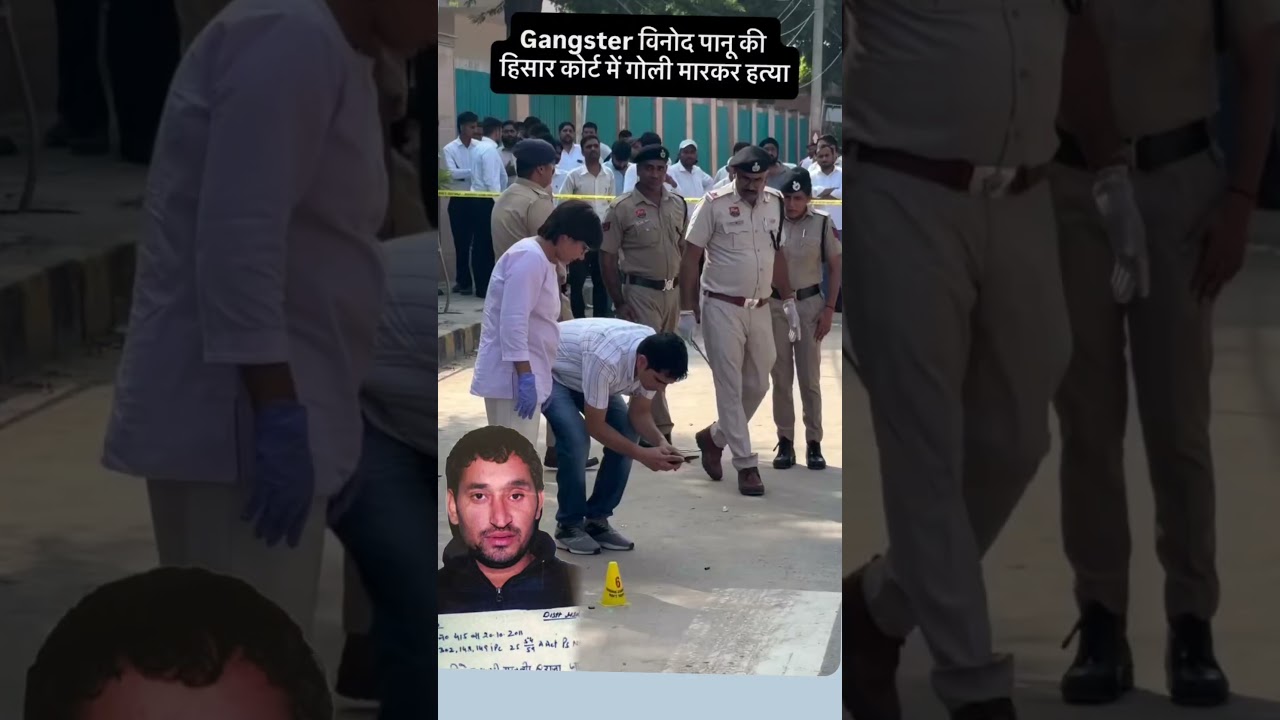 Gangster Vinod Panu Ki Hisar Court Me Murder #shorts