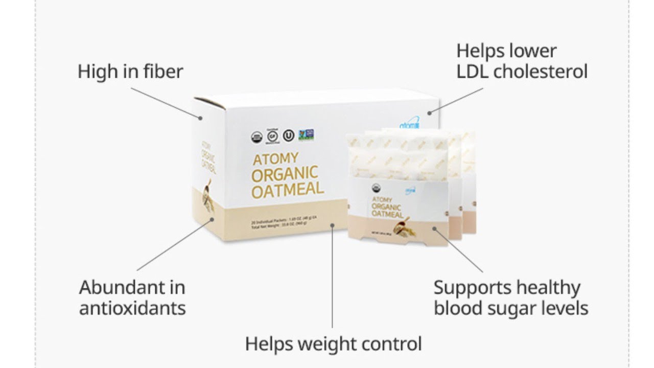 Start your day with Atomy Organic Oatmeal