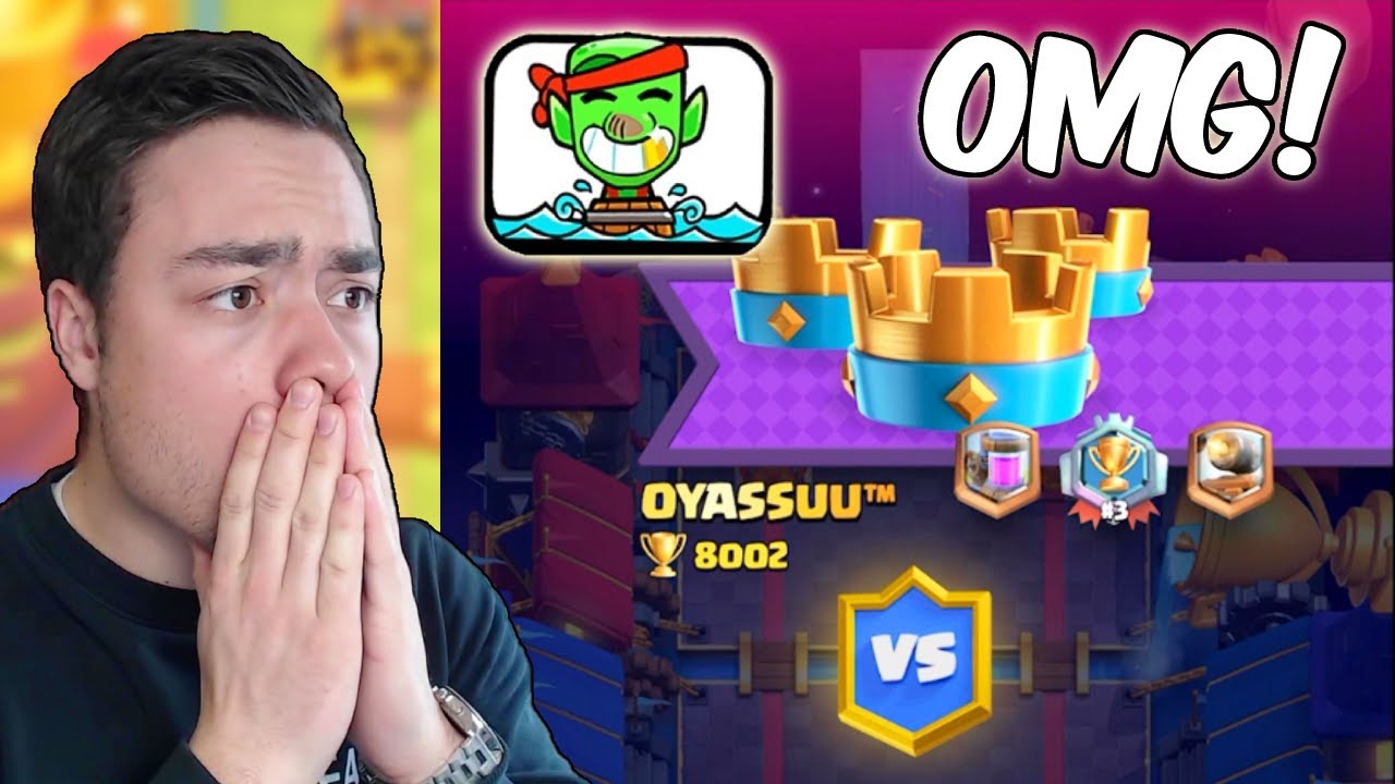 SPELEN TEGEN OYASSUU OP CLASH ROYALE!!