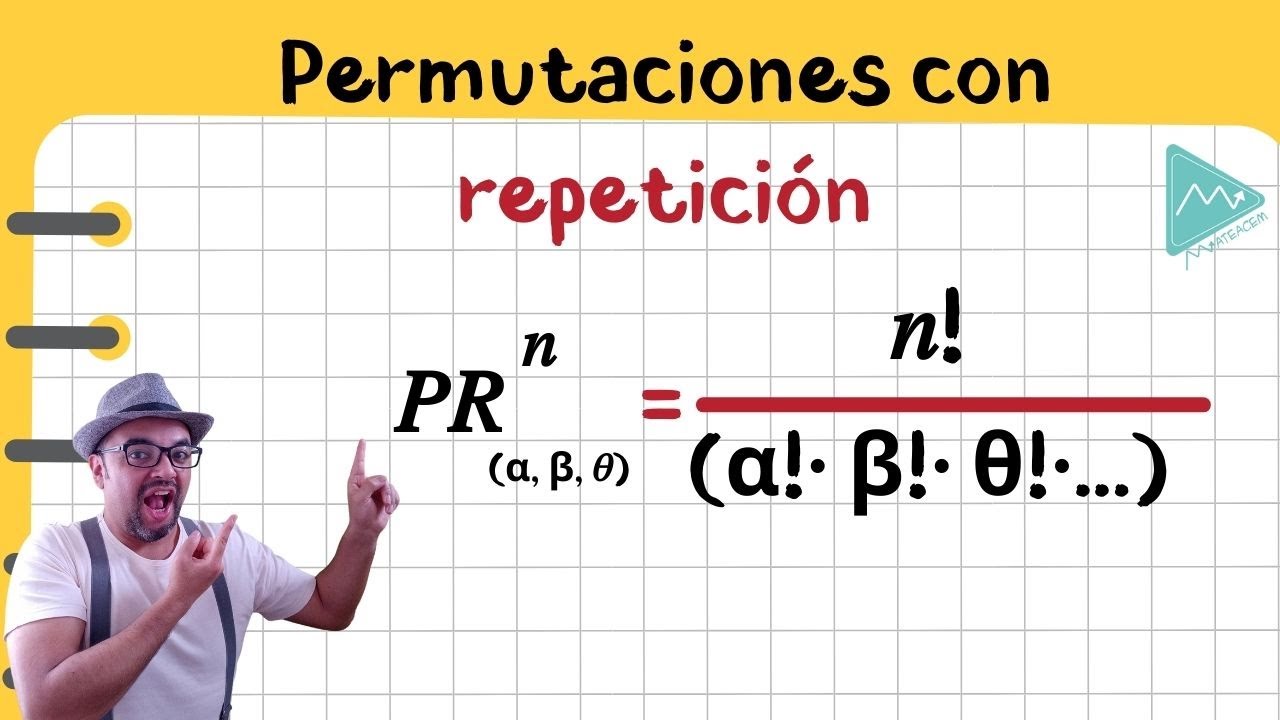 Permutación con Repetición - La MEJOR explicación