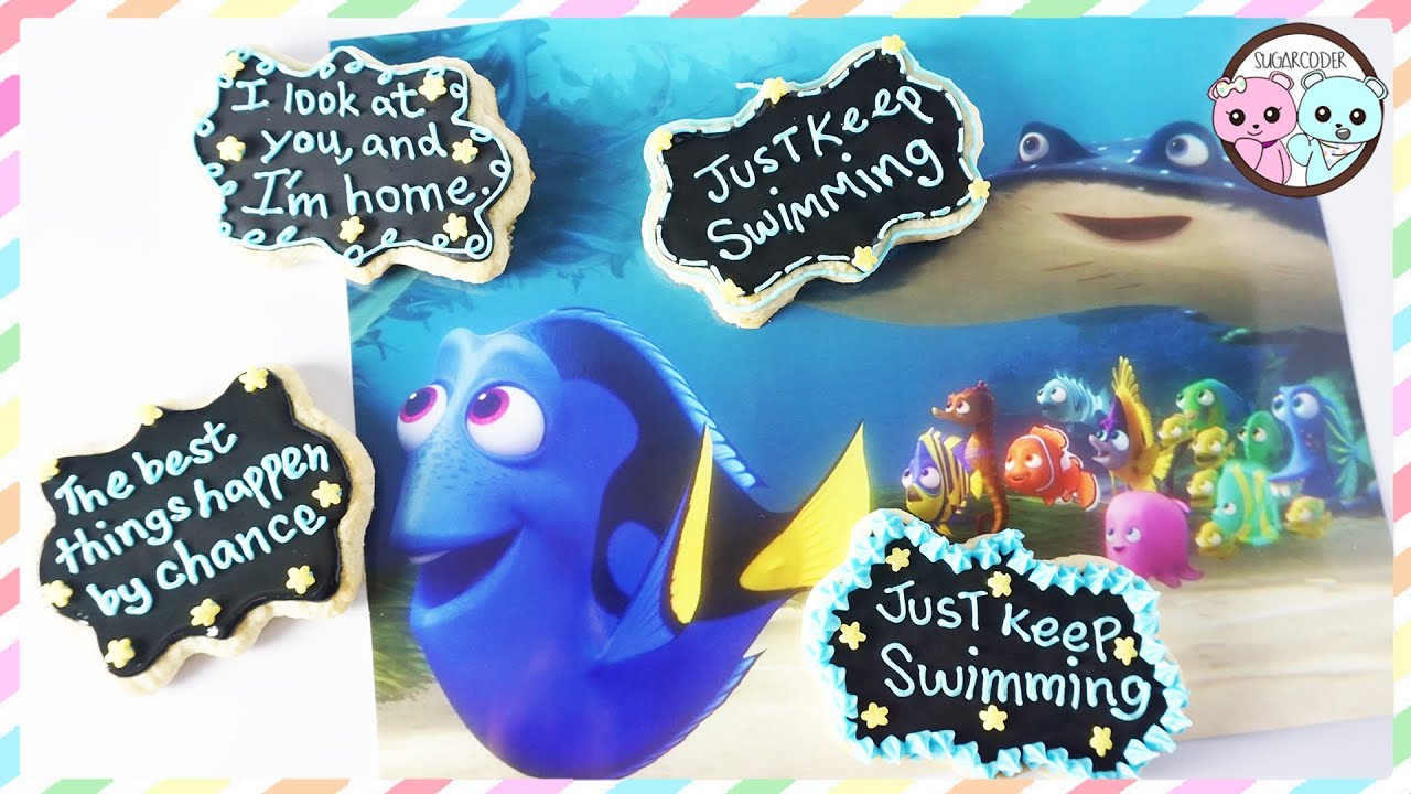 FINDING DORY COOKIES, FINDING NEMO COOKIES - SUGARCODER
