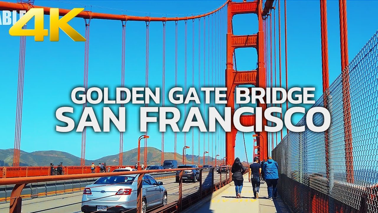 SAN FRANCISCO - Golden Gate Bridge, San Francisco, California, USA, Travel, 4K UHD