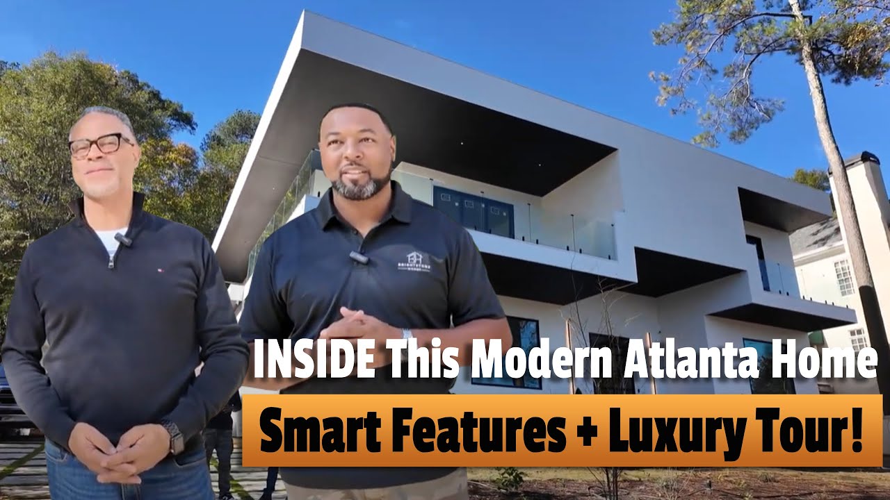 ВНУТРИ потрясающего современного дома в Атланте | Экскурсия по индивидуальному дому с интеллектуа...
