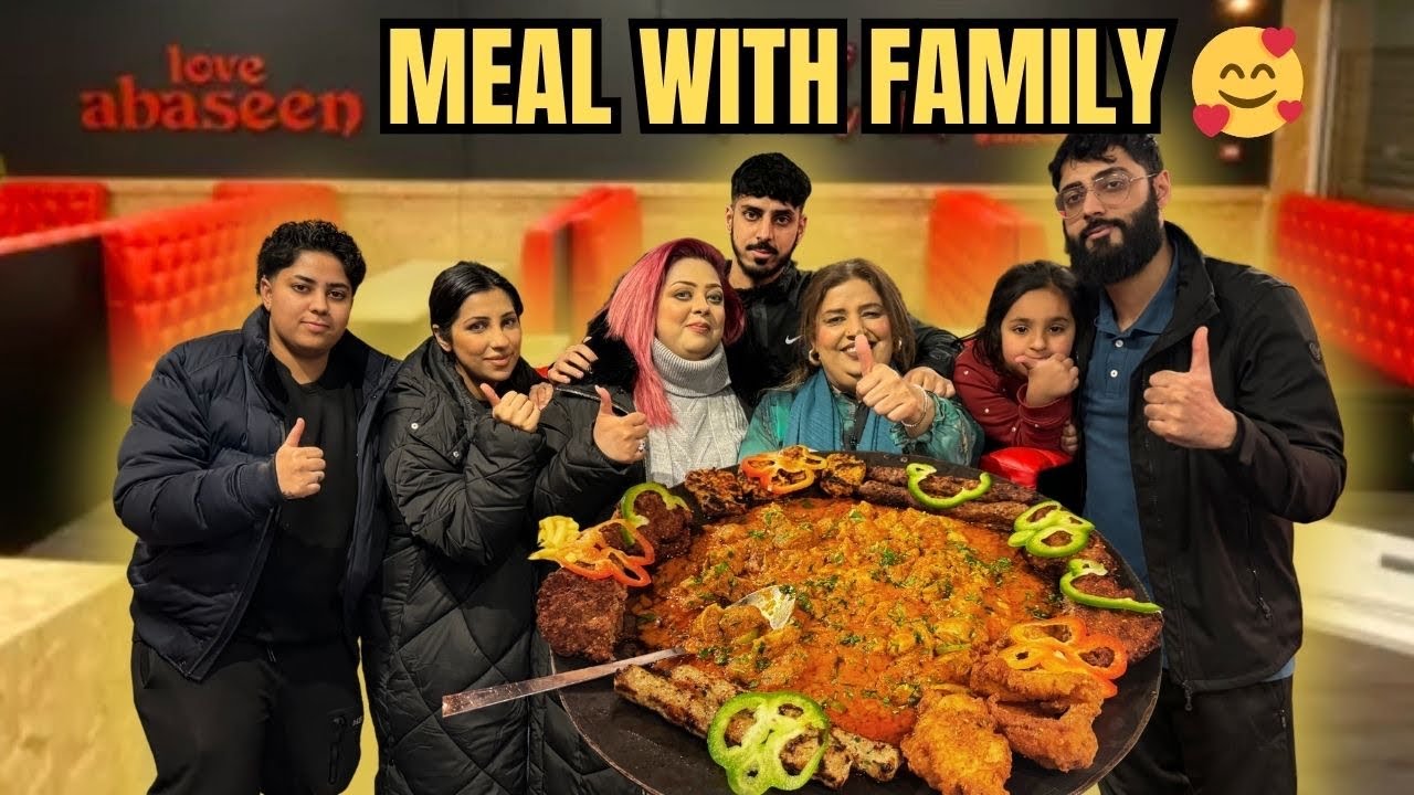 Meal out with the Family | Abaseen Bradford #reflexion #food #viralvideo #familytime