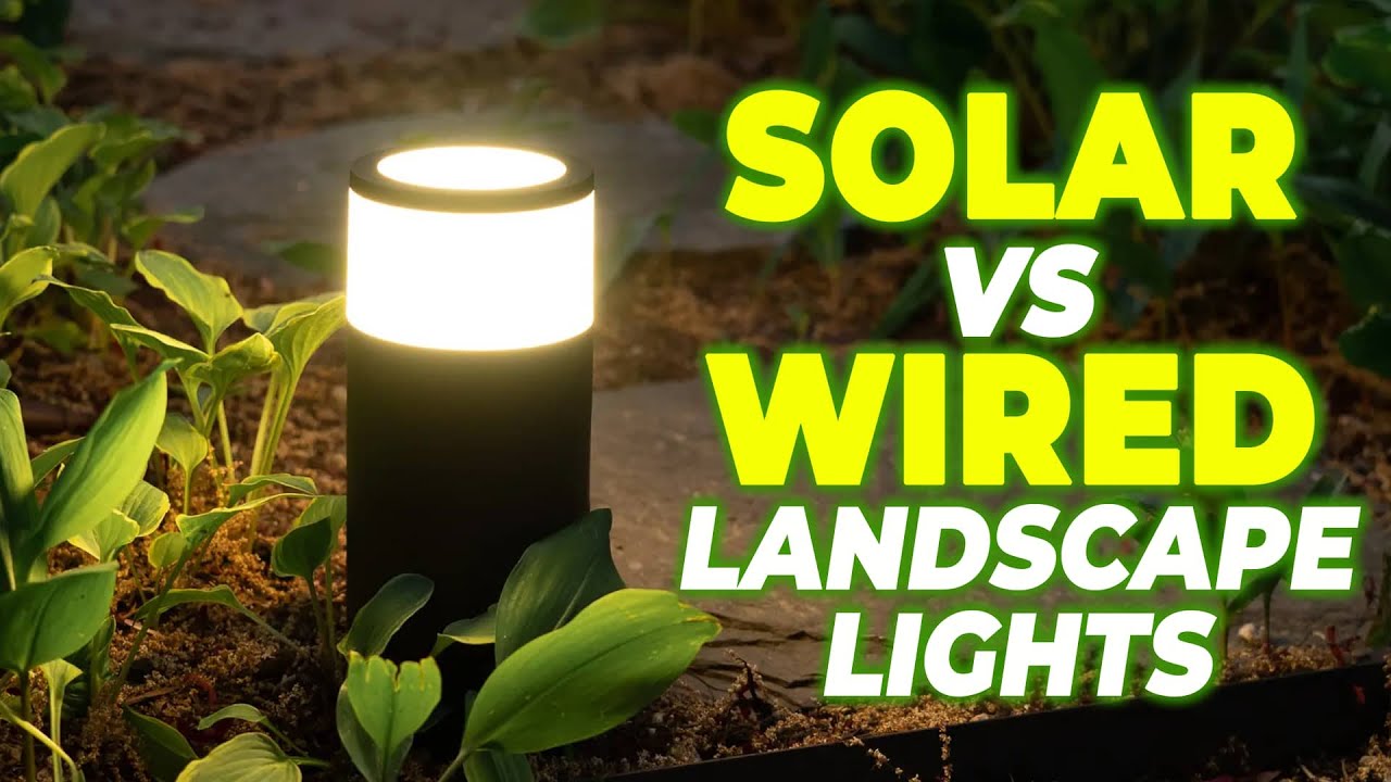 Solar vs Wired Landscape Lights: Breaking Down Their Differences (Which Is Better for You?)