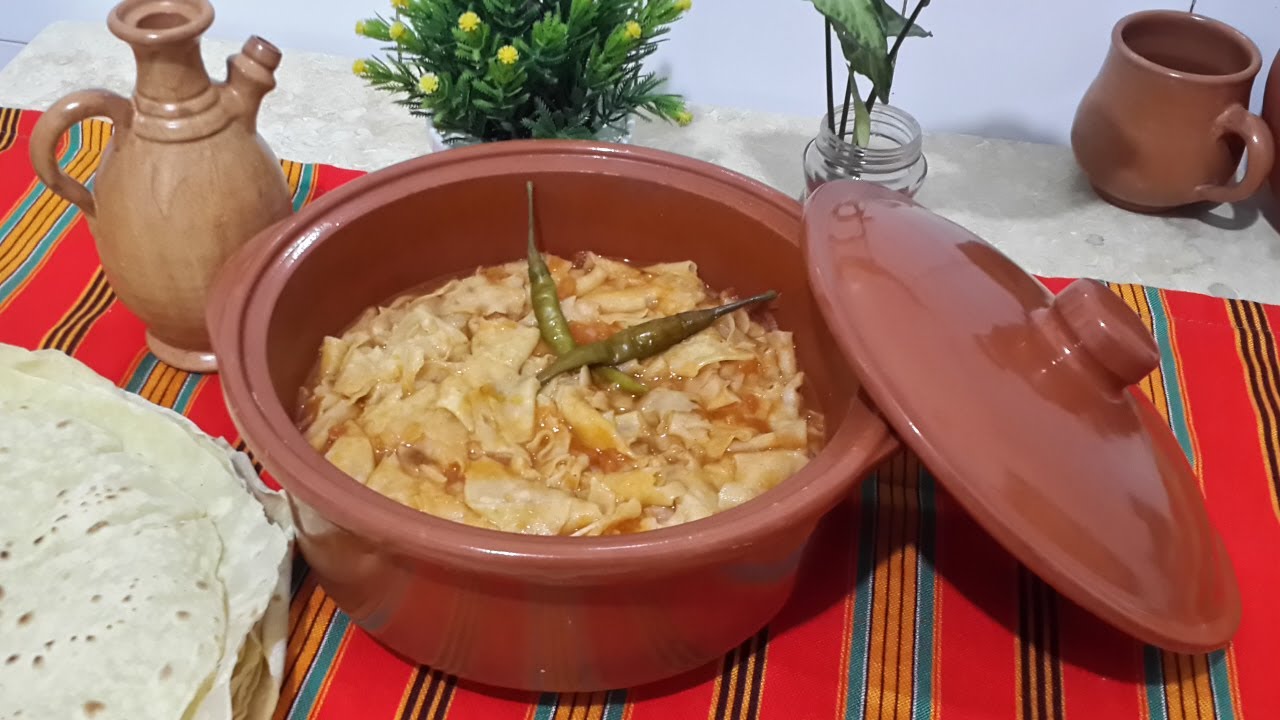 Plat traditionnel kabyle Afetseth  - طبق تقليدي  جزائيري قبائلي : أفتسث في المرقة