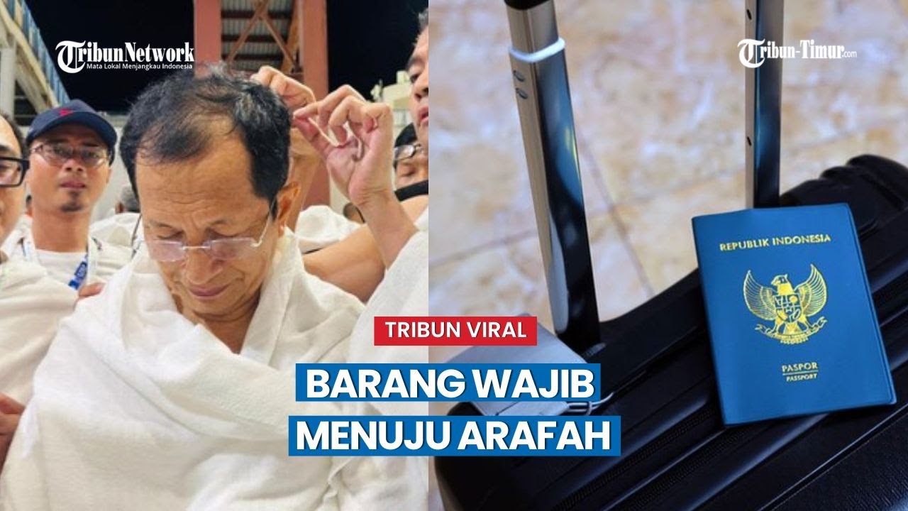 Ini Daftar Barang Wajib Dibawa Saat Wukuf di Arafah