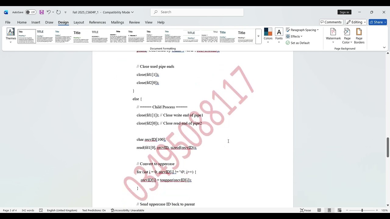 100% Solved 🔥  CS604 P Quiz & Assignment Solution  Operating Systems  VU LMS fall 2025