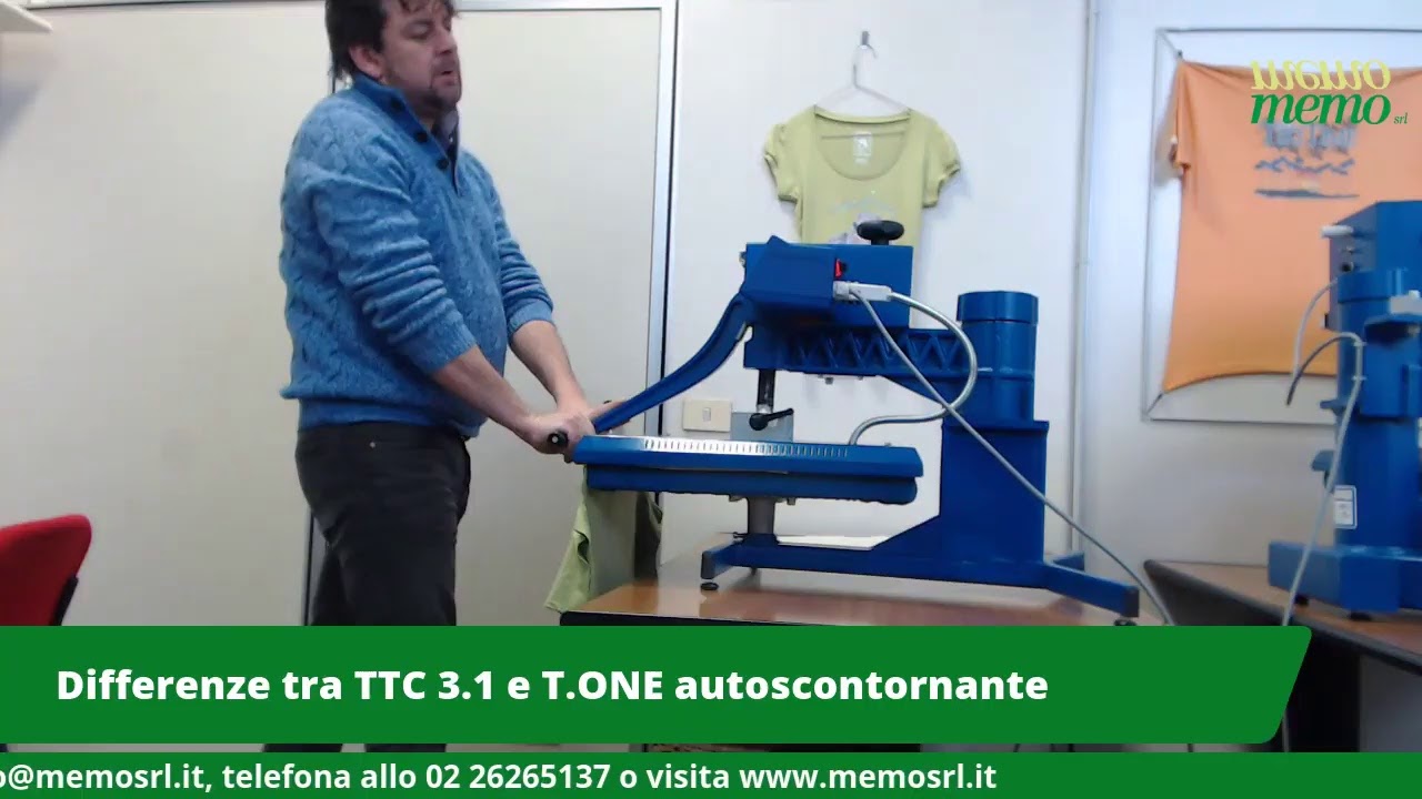Differenze tra transfer TTC 3.1 e autoscontornante T.ONE per tessuti chiari