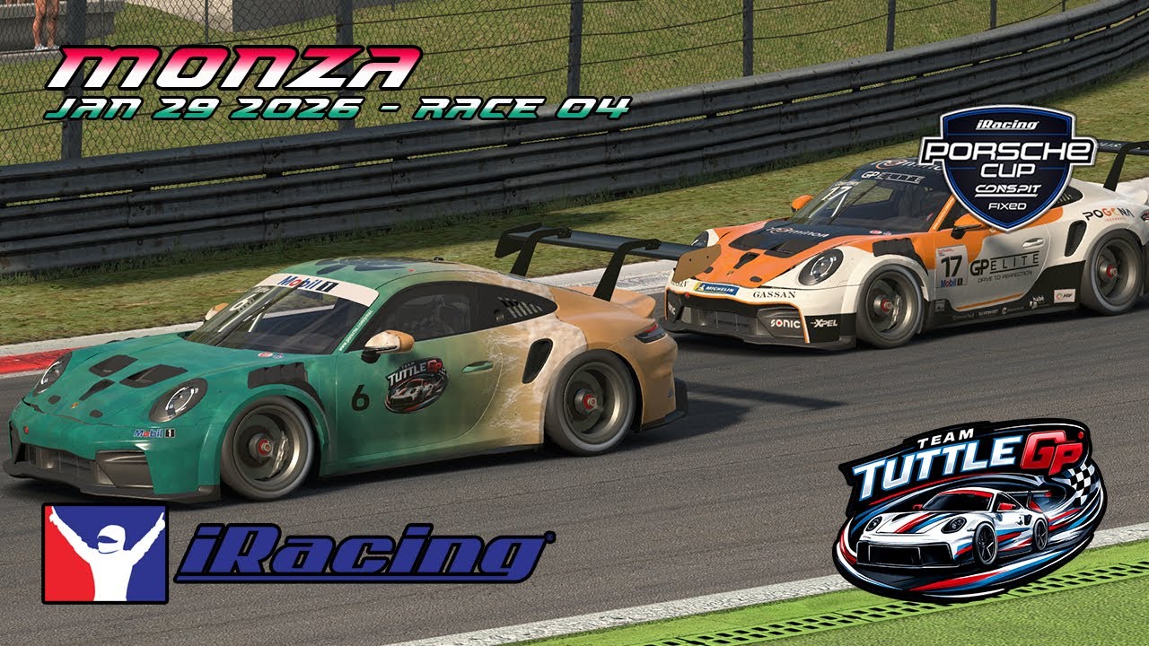 Race #04 - iRacing Porsche 911 Cup (992.2) Fixed - Monza Race 2026 01 29