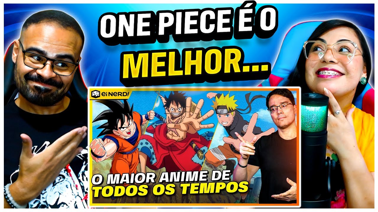 REACT EI NERD | ONE PIECE SUPEROU NARUTO E DRAGON BALL?