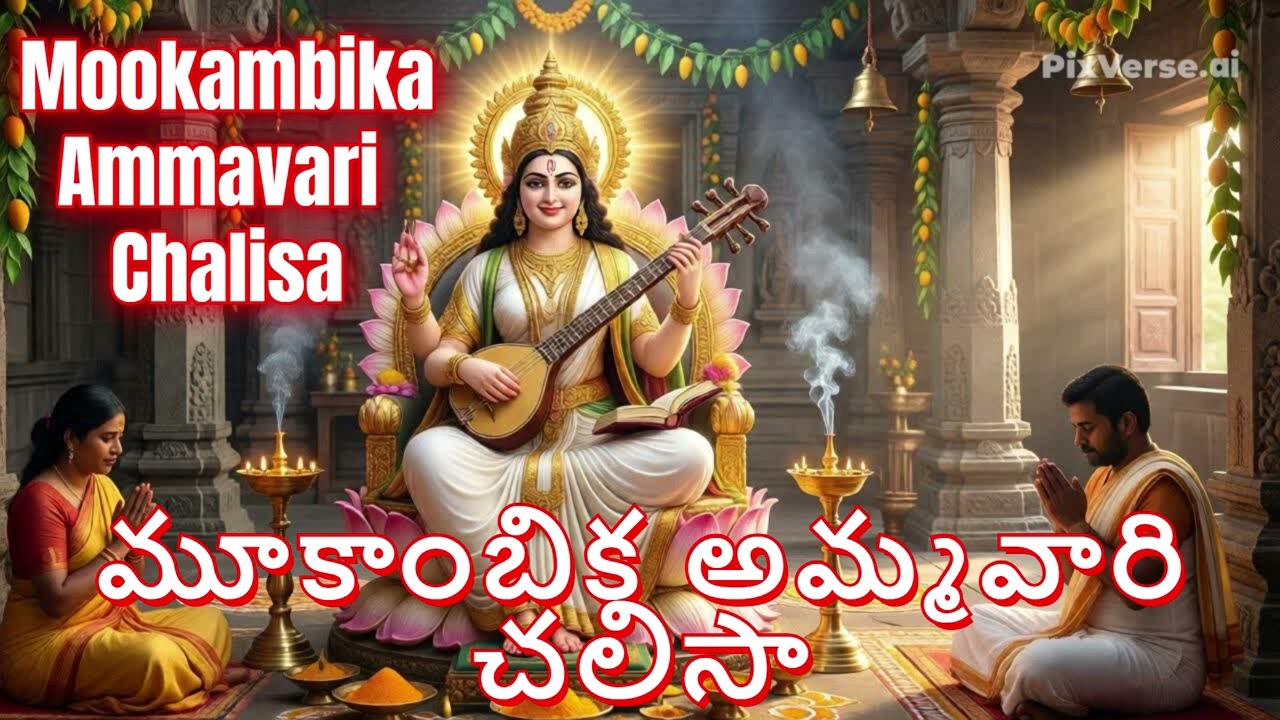 శ్రీ మూకాంబికా చాలీసా 🙏 | Sri Mookambika Chalisa | జ్ఞానం మరియు విజయం ప్రసాదించే శక్తివంతమైన చాలీసా