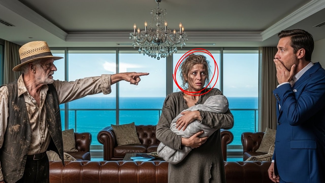 “¡FUERA DE AQUÍ, MENDIGOS!”, gritó el AGENTE…HASTA QUE EL ANCIANO PAGÓ EL PENTHOUSE AL CONTADO