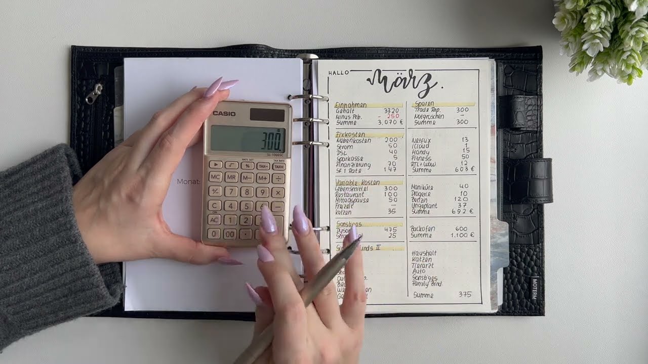 Budgetplanung März 2023 I Ich ziehe um! 🏠