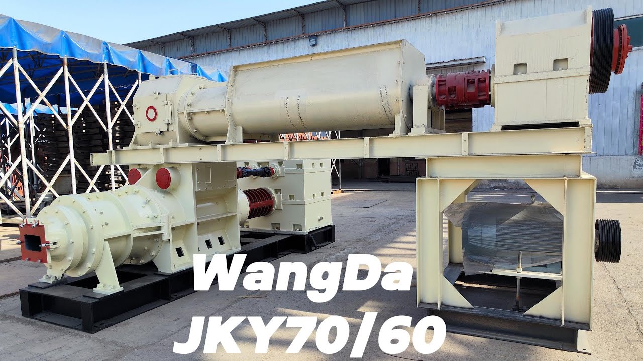 Introducing WangDa JKY70/60: Advanced Vacuum Brick Extruder