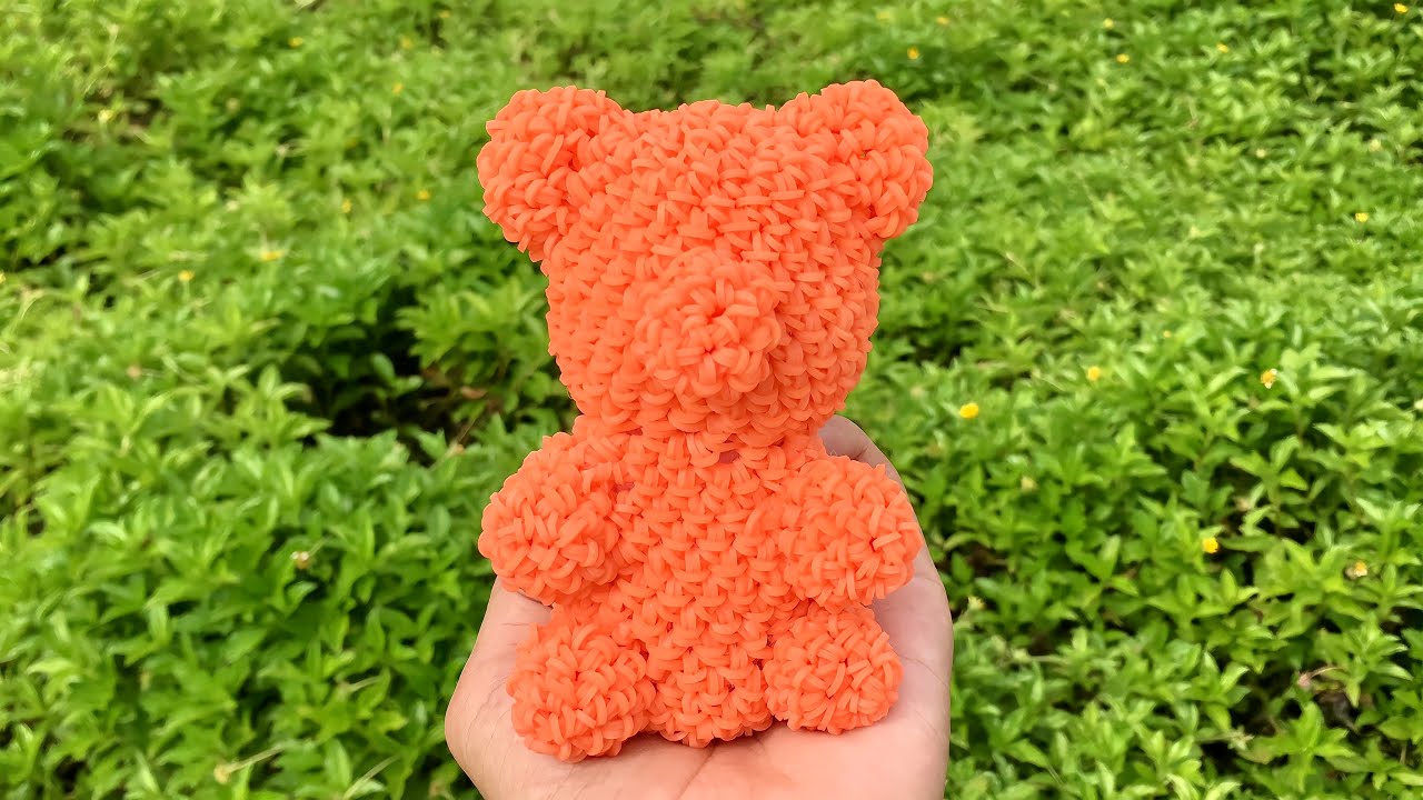 Loomigurumi Gummy Bear Tutorial~Rainbow Loom