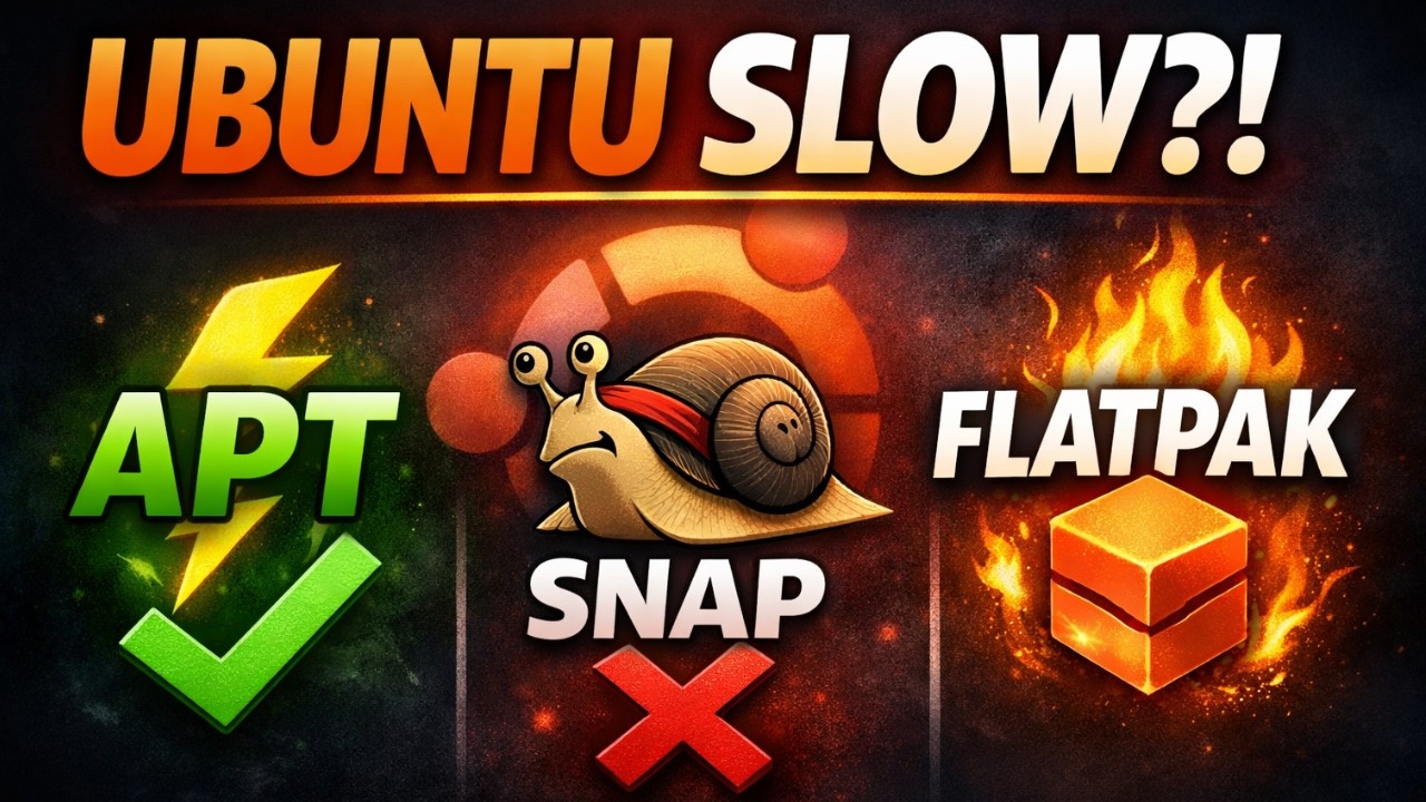 APT vs Snap vs Flatpak &mdash; Which One is Killing Your Ubuntu Performance?