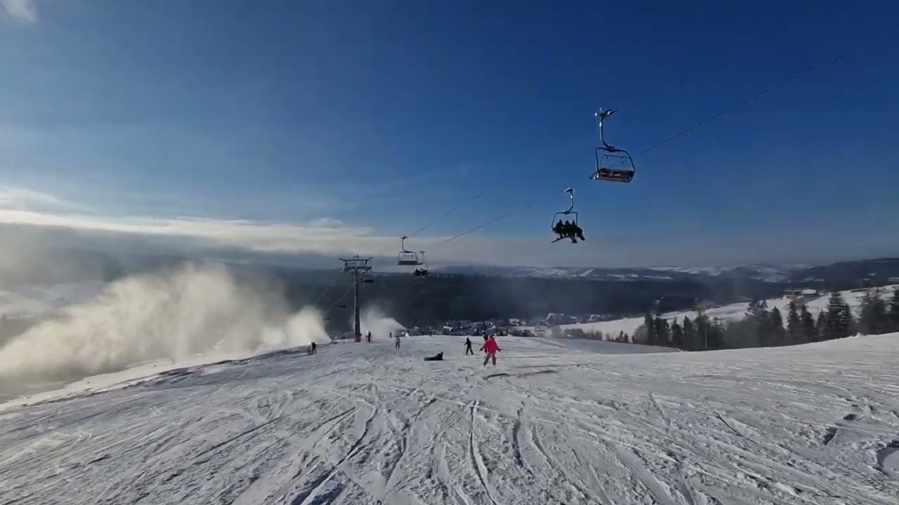 SKIING IN POLAND, MAŁE CICHE, POLAND