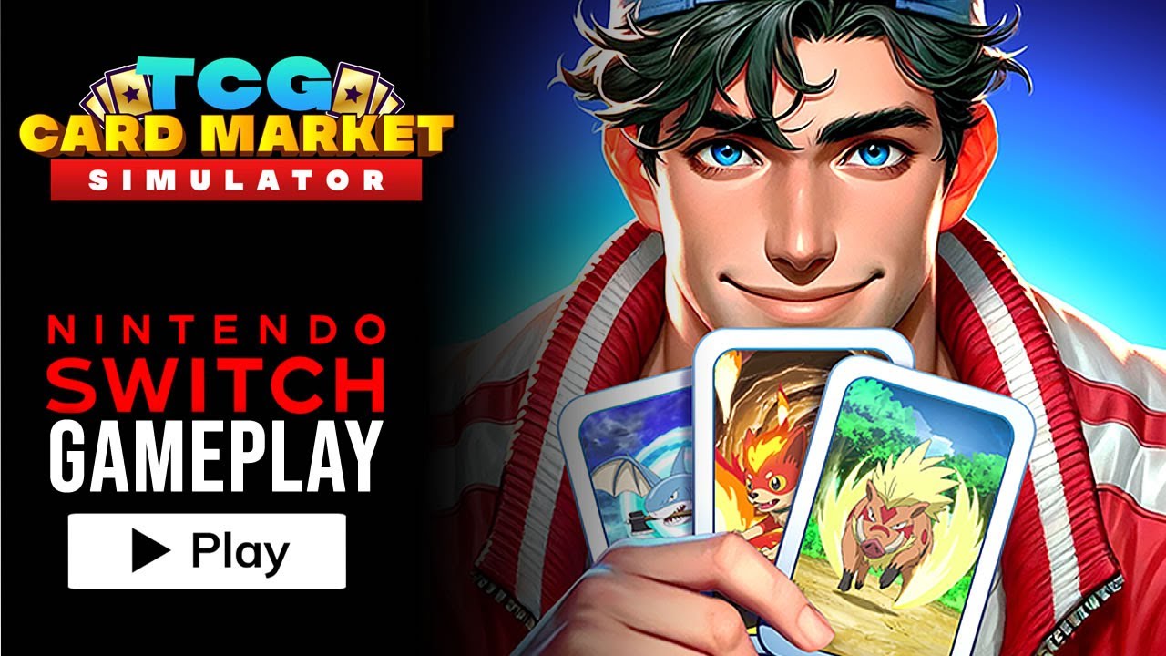 TCG Card Market Simulator - Nintendo Switch Gameplay