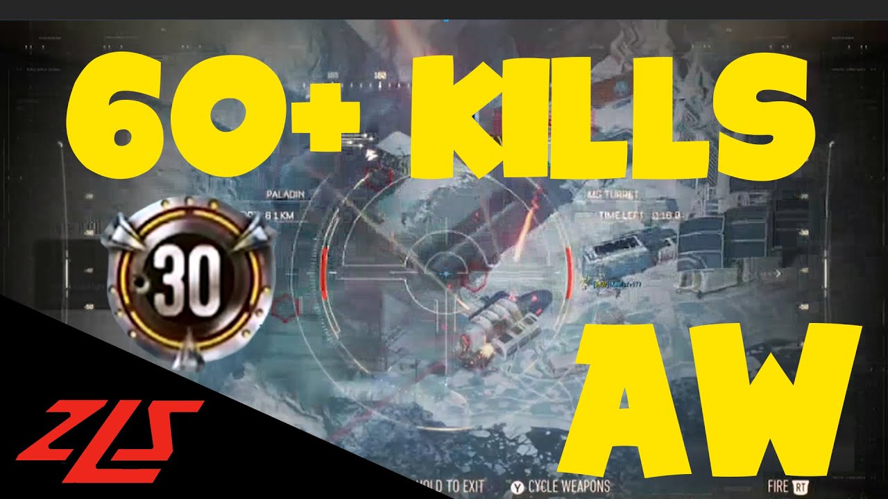COD Aw 60+ Kills with a 30 Killstreak?! WTF!!