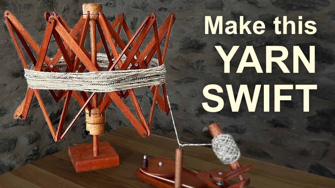 DIY Yarn Swift - step by step woodworking guide