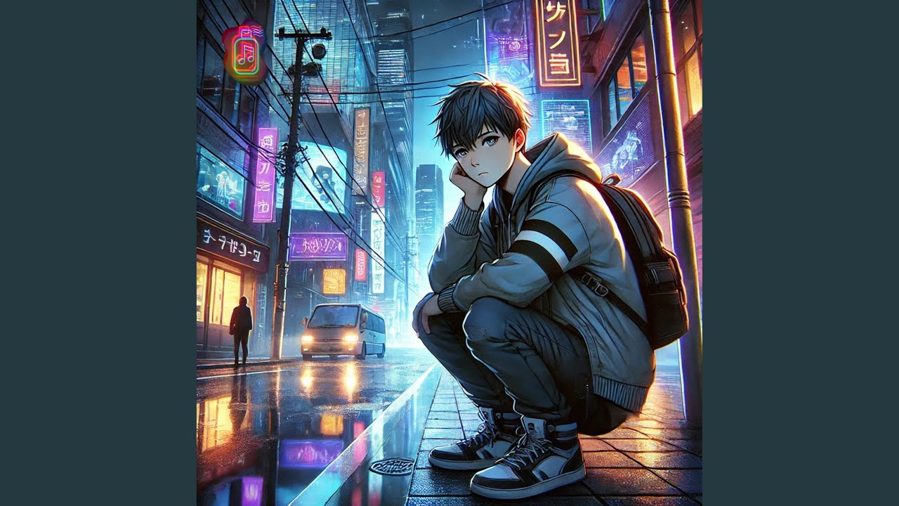 Neon Raindrops