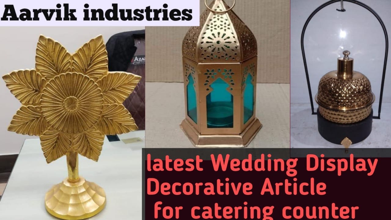 #Latest Wedding Display Decorative Article For Catering Counter .
