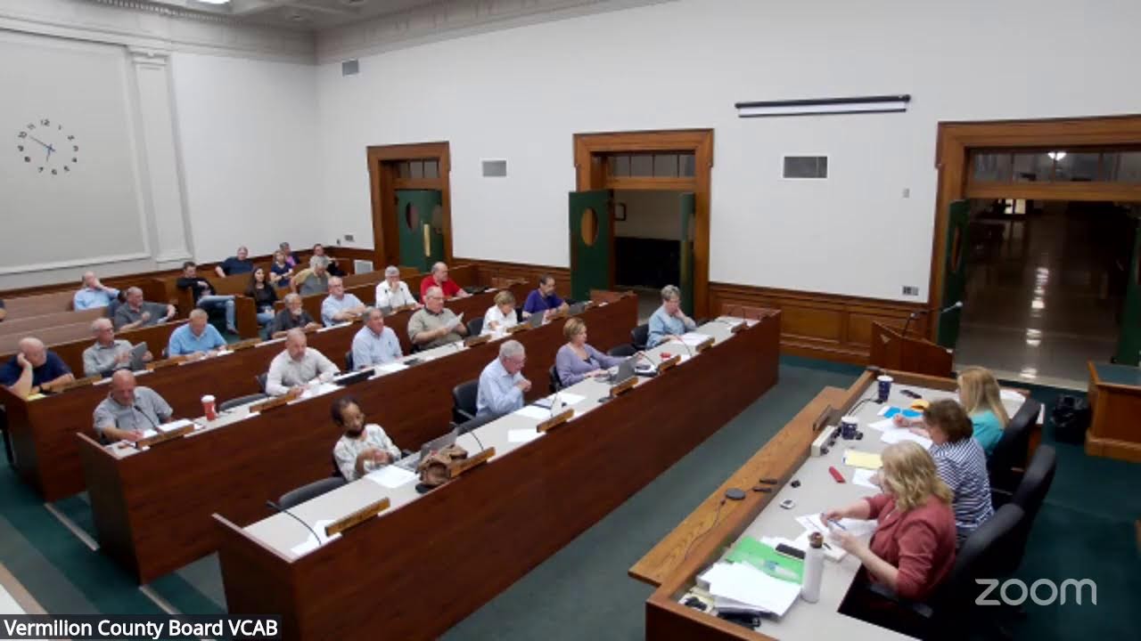 Vermilion County Board Meeting - May 13, 2025