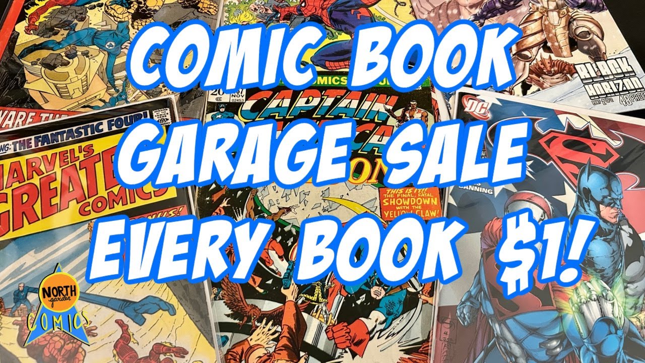 Comic Book Garage Sale - Every Comic Just a Buck! - Back Issue Comic Haul!