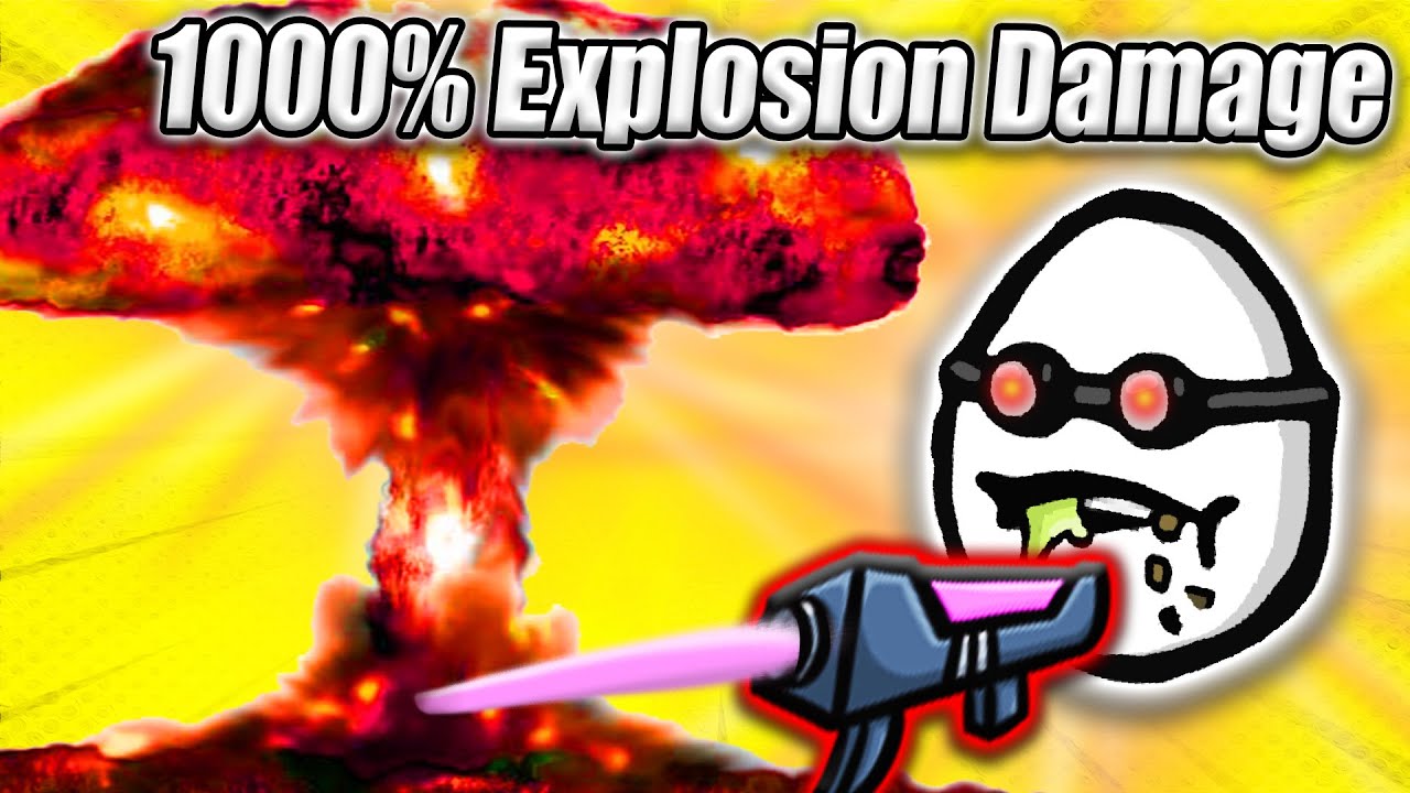 1000%+ Explosion Damage On Screen Wide Explosions in Brotato 1.0 Mod