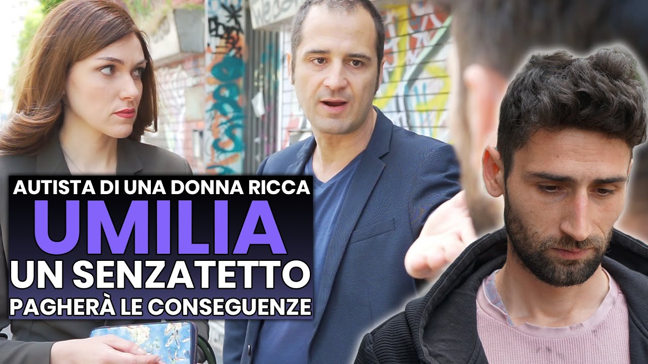 Autista di una Donna Ricca Umilia un Senzatetto ne Pagherà le Conseguenze Immediatamente