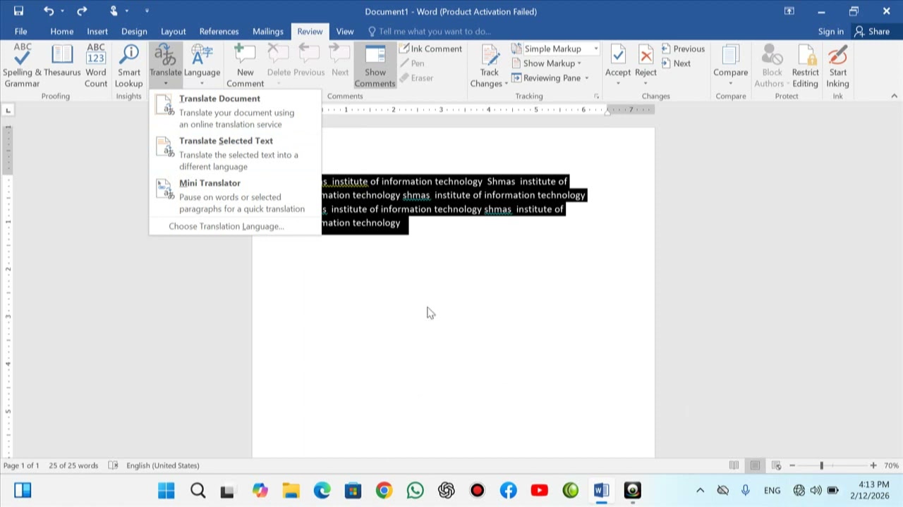 Microsoft Word 27. Lecture 
